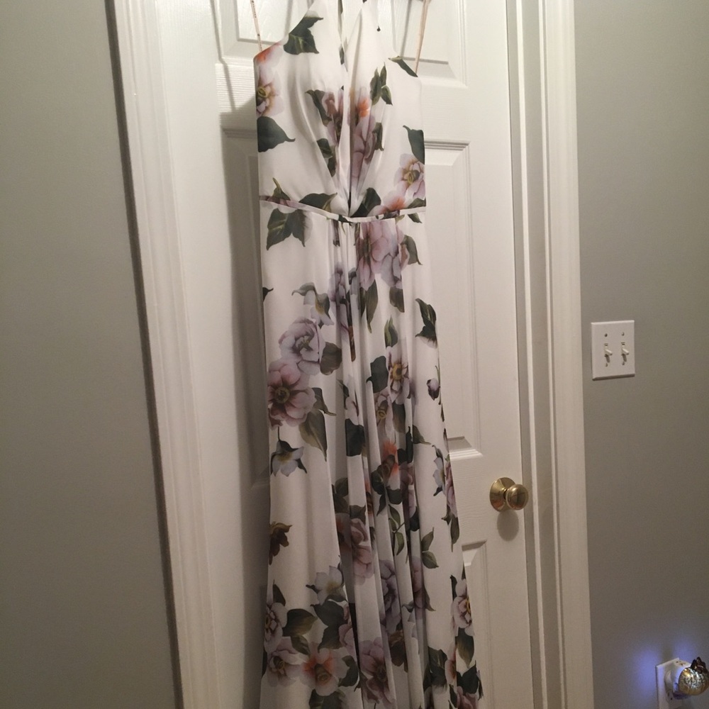 Formal Full length floral gown.